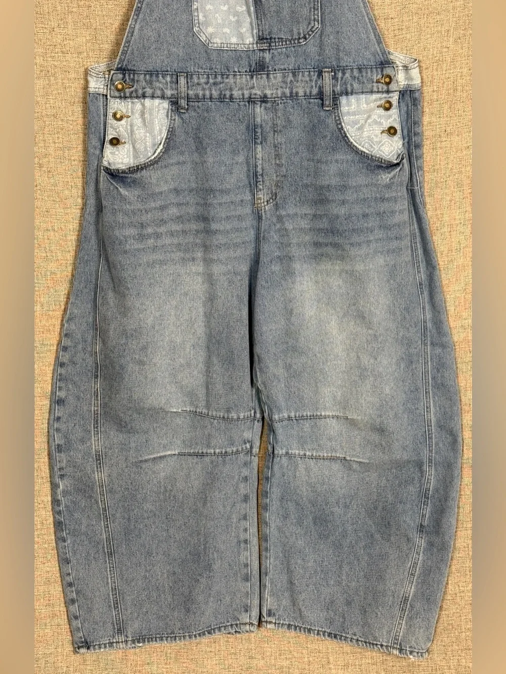 Boheyela Women's Light Blue Denim Overalls